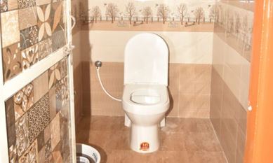 Attached bathroom at Sana Resort Maredumilli